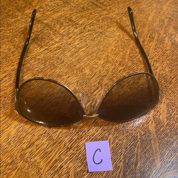 Tom Ford Penelope “C” Brown Gold Butterfly TF320 Tortoise Sunglass 28F 59-15 130 main image 5